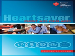 Heartsaver First-aid CPR & AED Instructor course